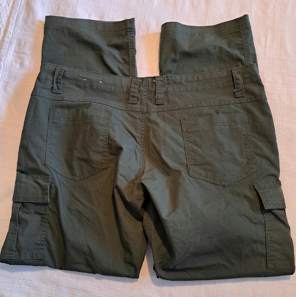 LAPG Women's size 18 stretch ops tactical pants, dark green, EUC - Picture 6 of 10